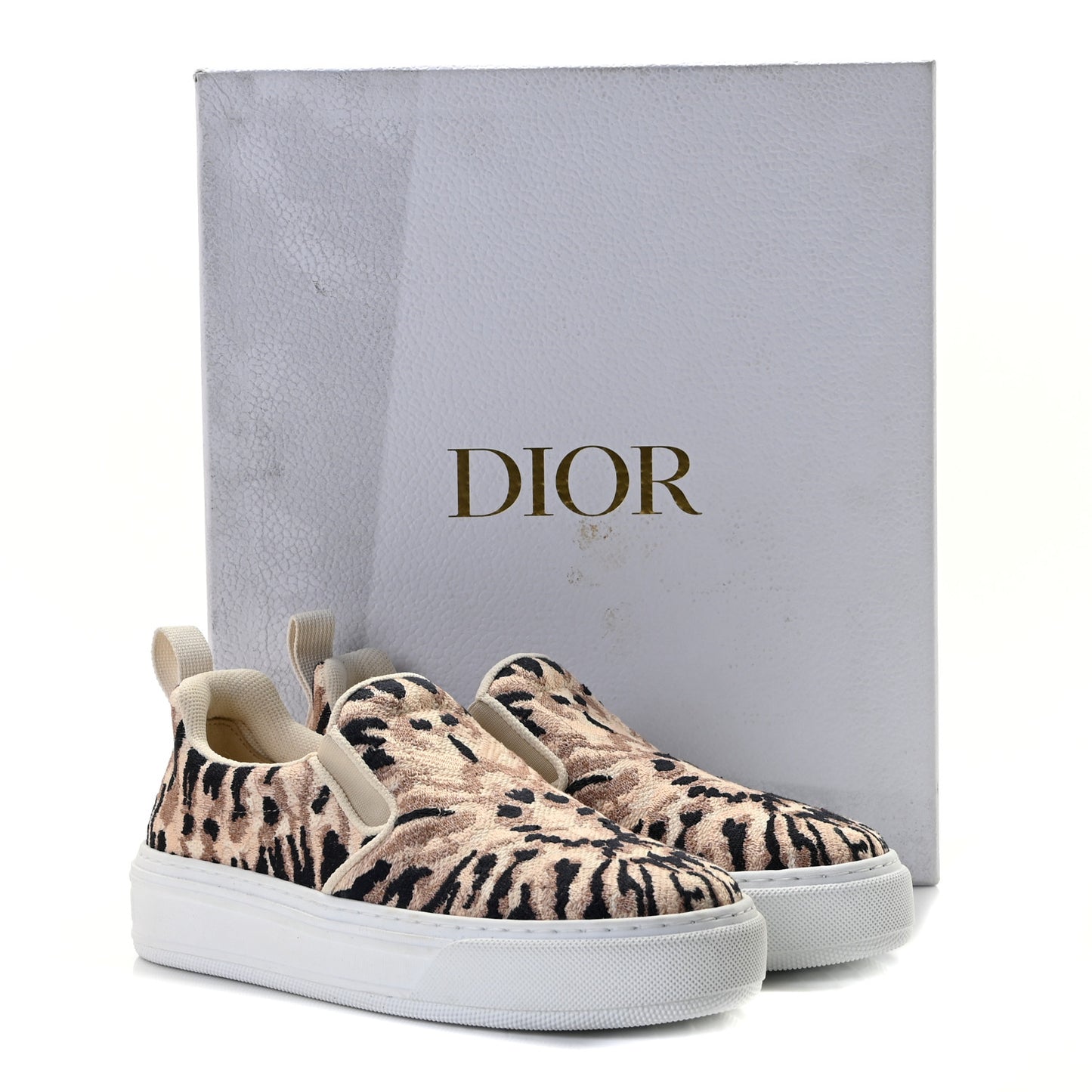 Canvas Tie and Dior Embroidered Womens Solar Slip On Sneakers 36 Multicolor