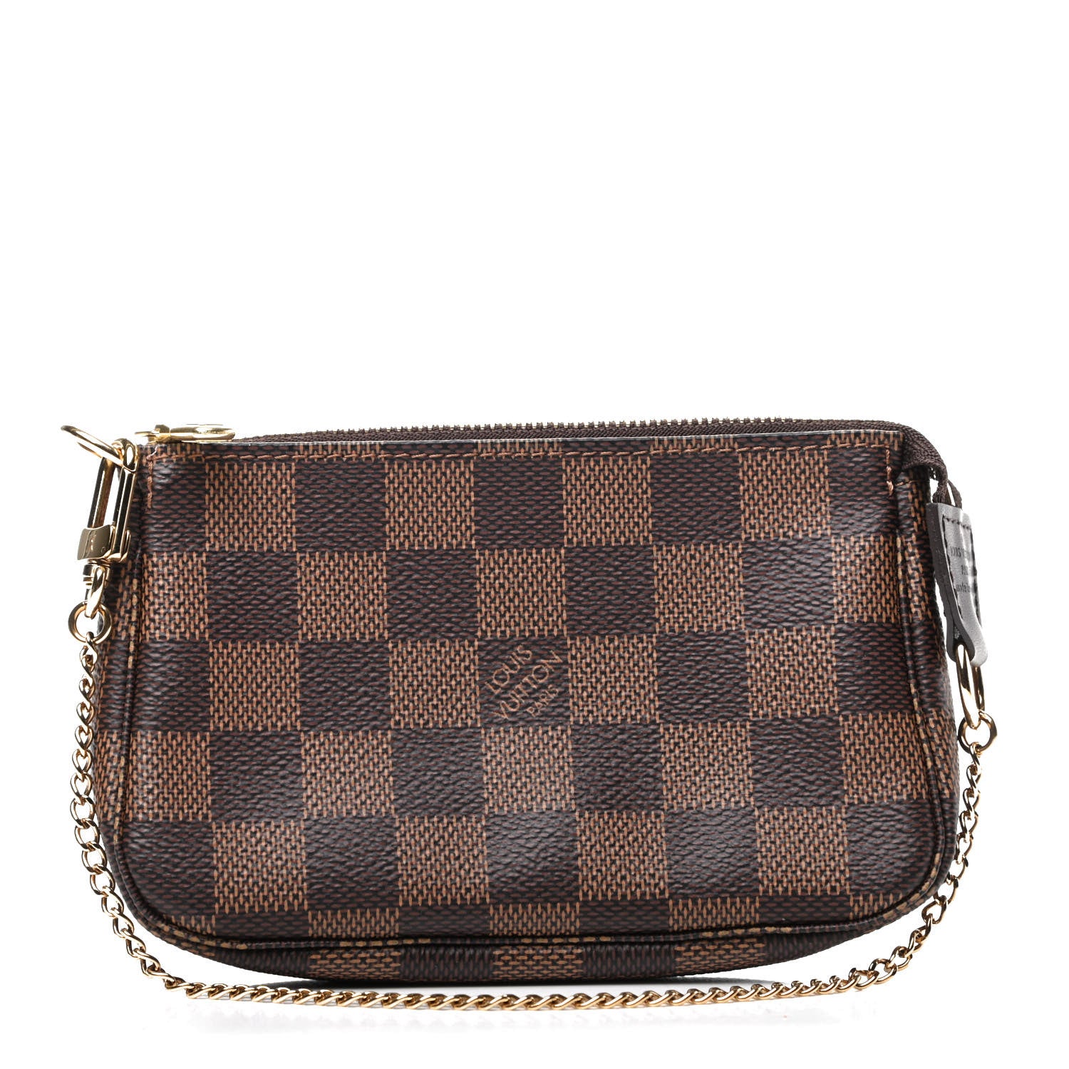 Louis Vuitton Damier Ebene Mini Pochette Accessories 1 of 9