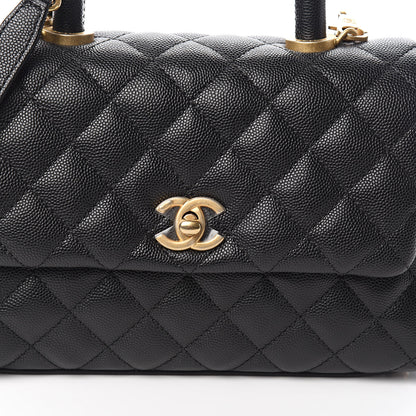 Chanel Caviar Quilted Mini Coco Handle Flap Black 11 of 11