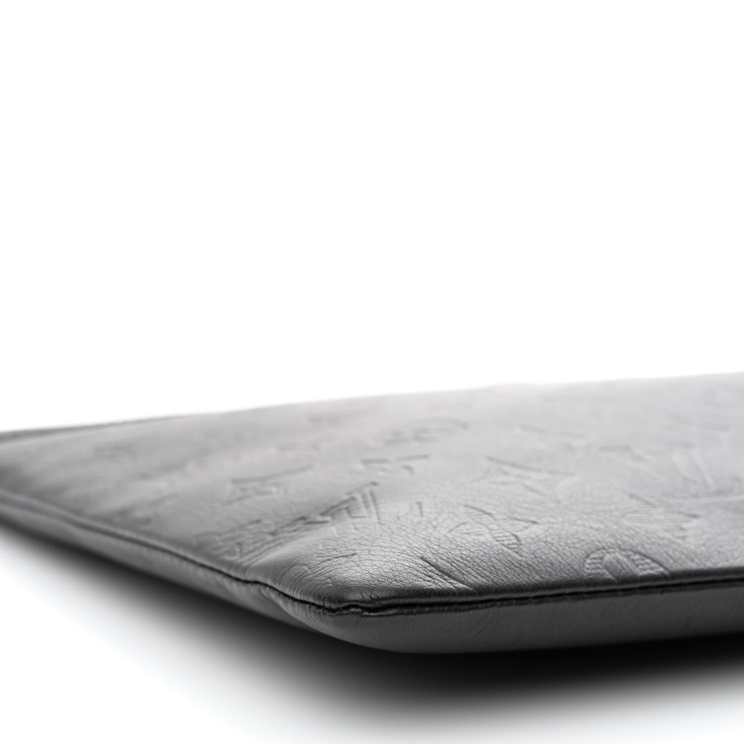 Louis Vuitton Calfskin Monogram Shadow Discovery Pochette Black 9 of 10