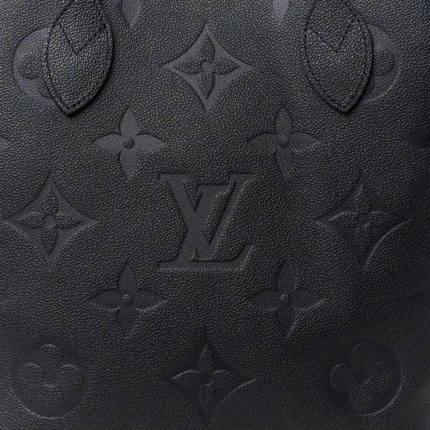 Louis Vuitton Empreinte Monogram Giant Neverfull MM Black 8 of 10