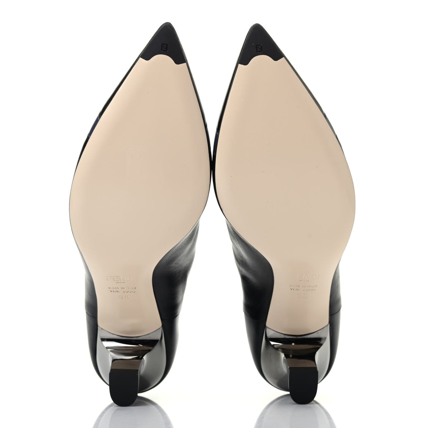 Vitello Colibri 55mm Ankle Booties 38 Black Antracite