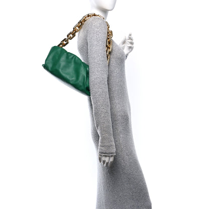 Bottega Veneta Calfskin The Pouch Chain Mallard 2 of 9