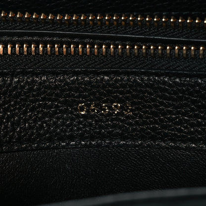 Celine Grained Calfskin Small 16 Top Handle Bag Black 6 of 10