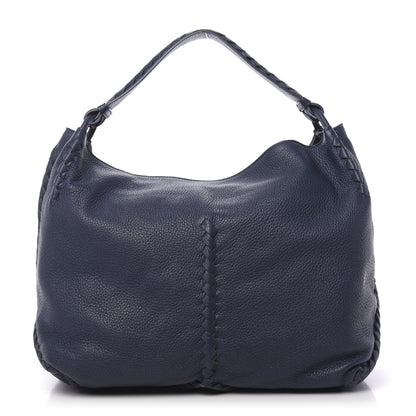 Bottega Veneta Washed Cervo Deerskin Large Hobo Denim 1 of 9
