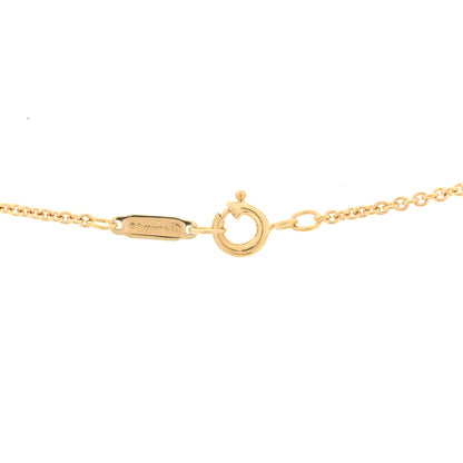 Tiffany 18K Yellow Gold X Pendant Necklace 4 of 5