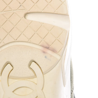 Chanel Fabric CC Sneakers 37.5 Khaki 11 of 11