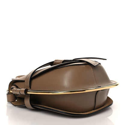 Loewe Calfskin Small Metal Gate Crossbody Bag Taupe 4 of 9