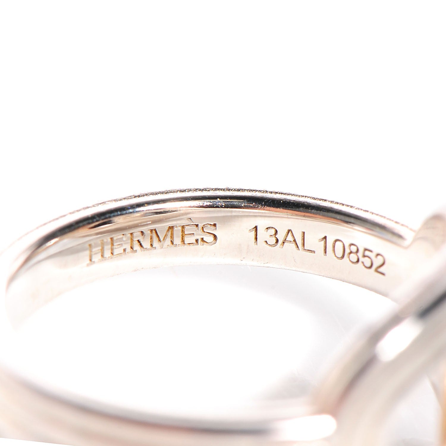 Hermes Sterling Silver Horizontal Chaine d'Ancre 24 PM Ring 49 5 4 of 6
