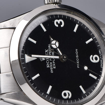Rolex Stainless Steel 34mm Oyster Perpetual Explorer Precision Watch Black 5500 11 of 11
