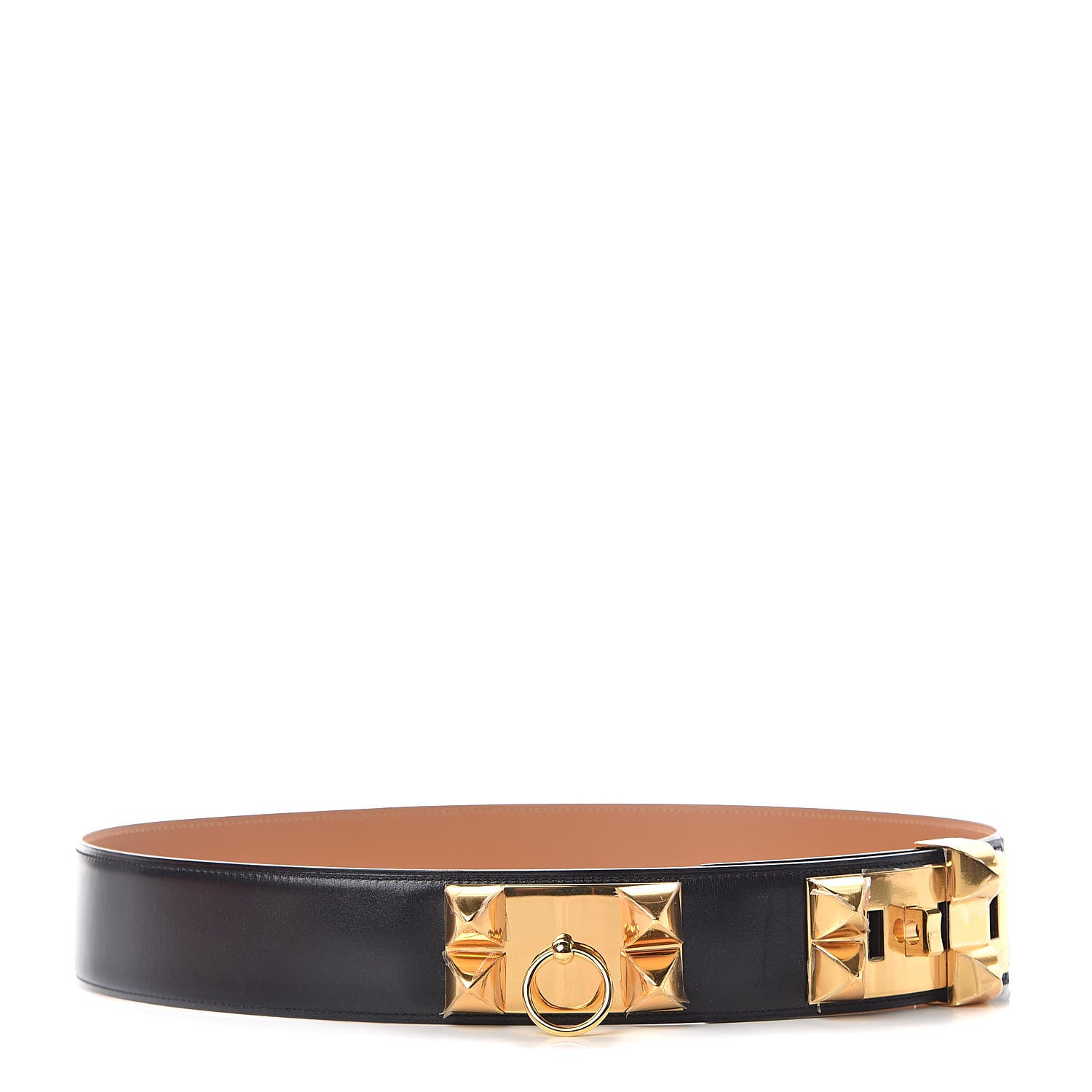 Hermes Box Collier De Chien CDC Belt 90 Black 1 of 6