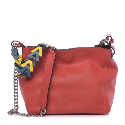 Loewe Calfskin V Bucket Bag Red 1 of 13