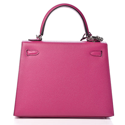 Hermes Epsom Kelly Sellier 25 Rose Pourpre 3 of 41