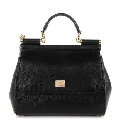 Dolce & Gabbana Dauphine Medium Miss Sicily Satchel Black 1 of 6