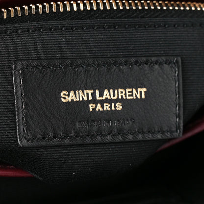 Saint Laurent Calfskin Y Quilted Monogram Toy Loulou Monogram Crossbody Bag Rouge Legion 7 of 12