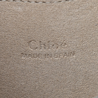 Chloe Suede Calfskin Small Faye Shoulder Bag Cement Pink 5 of 10