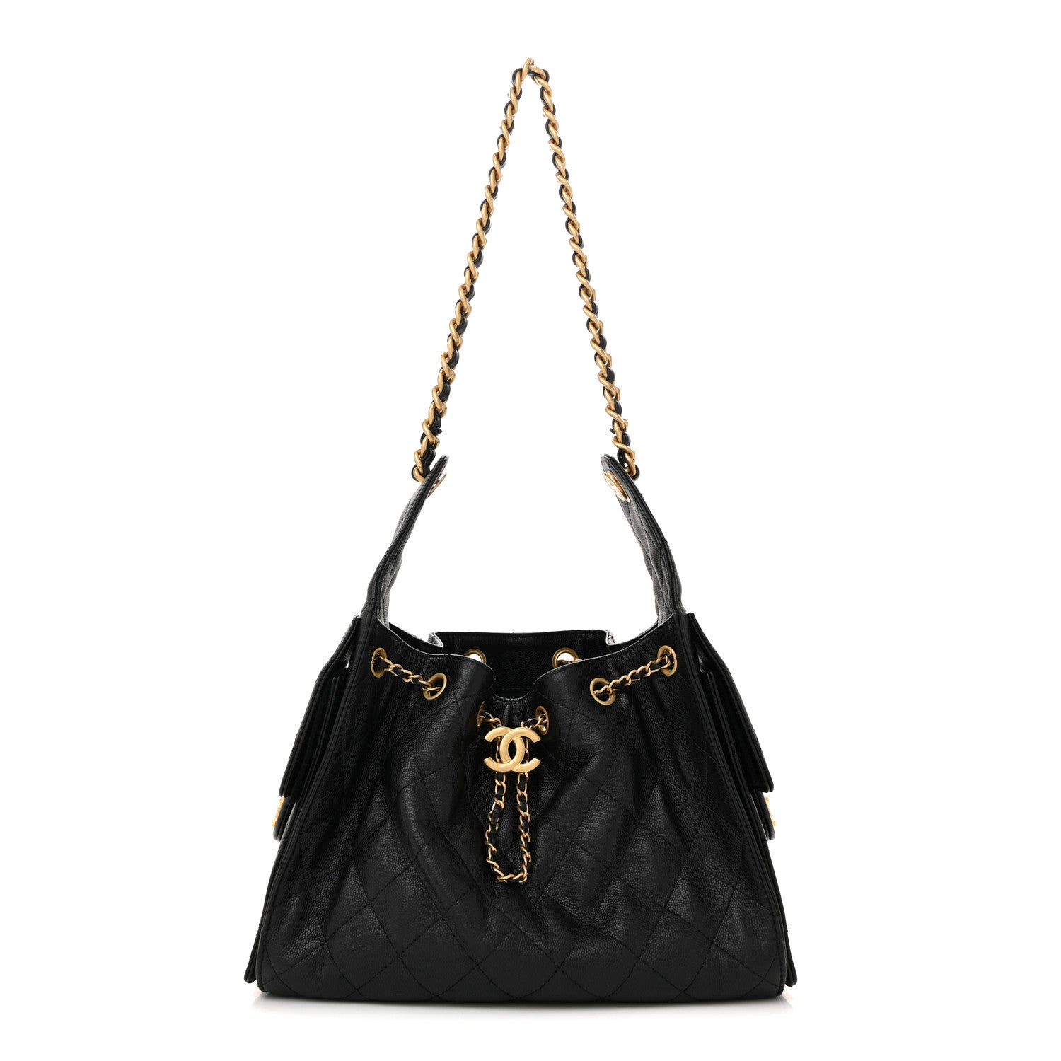 Chanel Caviar Quilted Small Chanel 25 Handbag Black 1 of 11