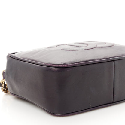 Chanel Lambskin CC Tassel Camera Case Purple 9 of 10