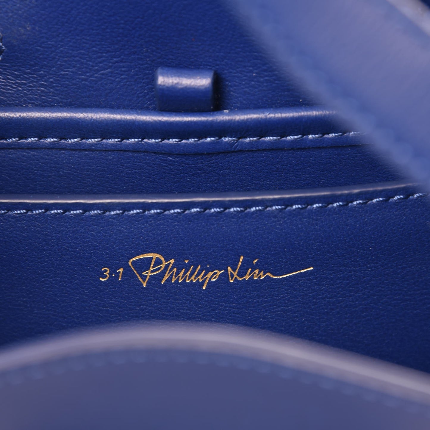 3.1 Smooth Calfskin Soleil Mini Bucket Bag Cobalt