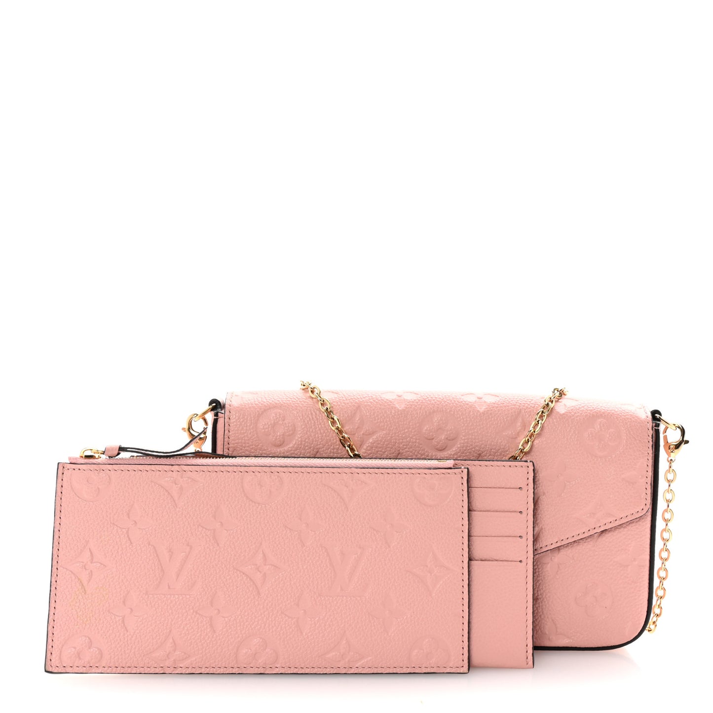 Empreinte Pochette Felicie Chain Wallet Rose Poudre