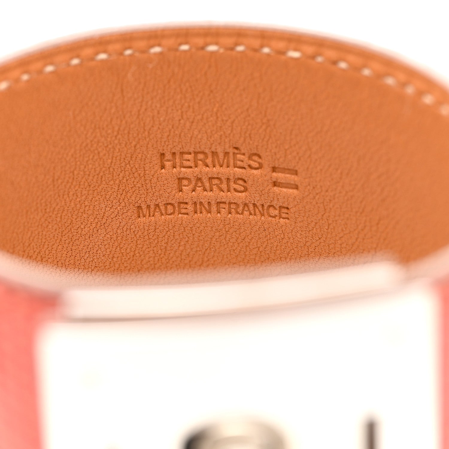 Hermes Lizard Kelly Dog Bracelet Bracelet Sanguine 4 of 5