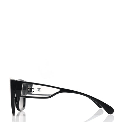 Chanel Acetate Butterfly Signature CC Sunglasses 5429 Black 3 of 7