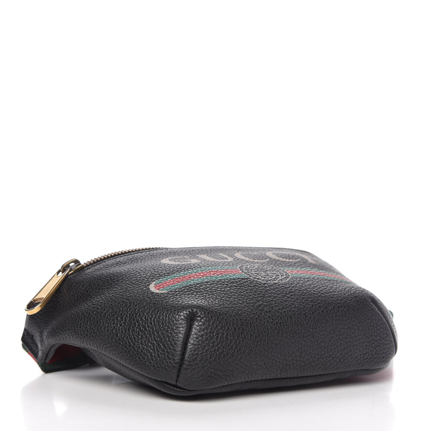 Gucci Grained Calfskin Small Logo Belt Bag Black 4 of 11