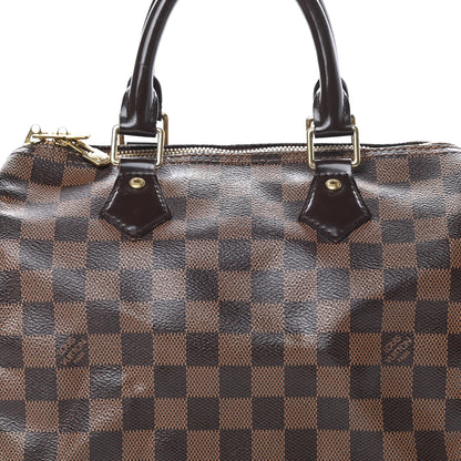Louis Vuitton Damier Ebene Speedy Bandouliere 25 9 of 22