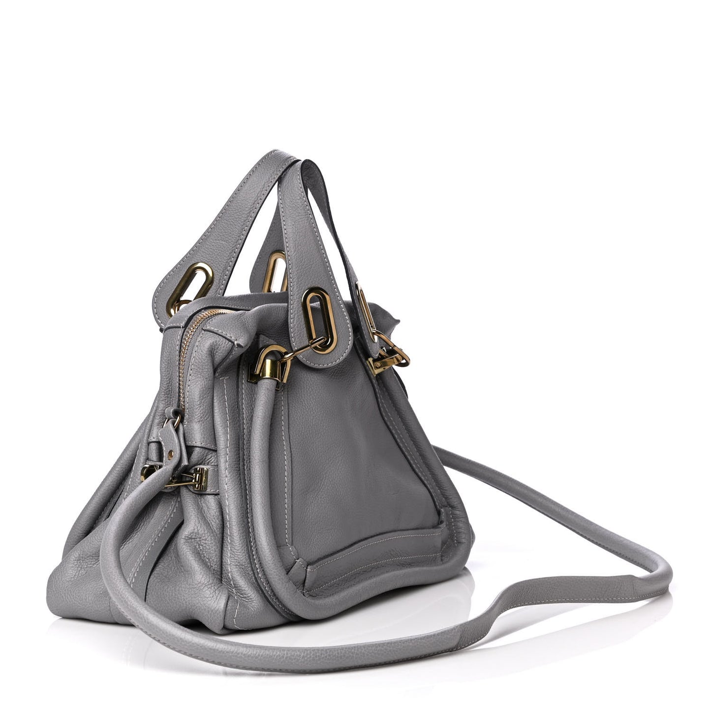 Calfskin Medium Paraty Cashmere Grey