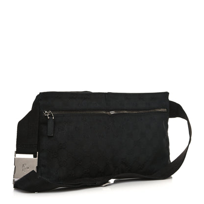 Gucci GG Monogram Double Pocket Belt Bag Black 3 of 13