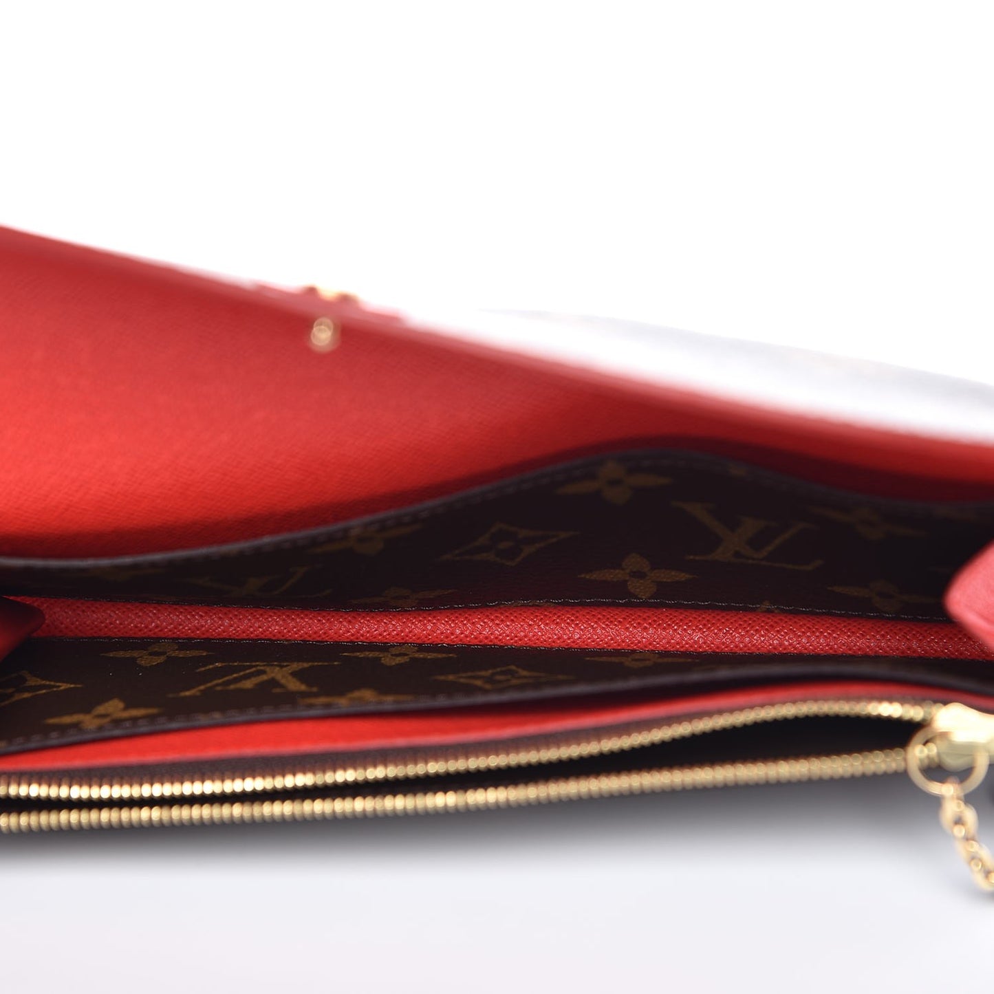 Monogram Bloom Flower Emilie Wallet Coquelicot