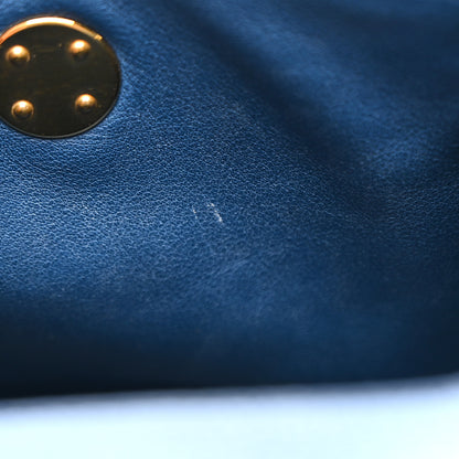 Hermes Taurillon Clemence Mini Lindy 20 Deep Bleu 14 of 21