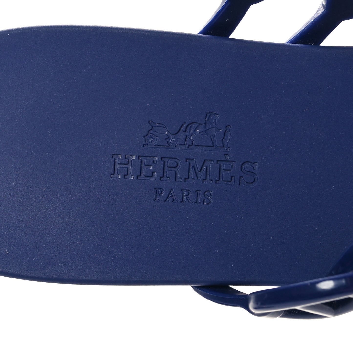 Rubber Chaine d'Ancre Island Sandals 36 Bleu Smalt