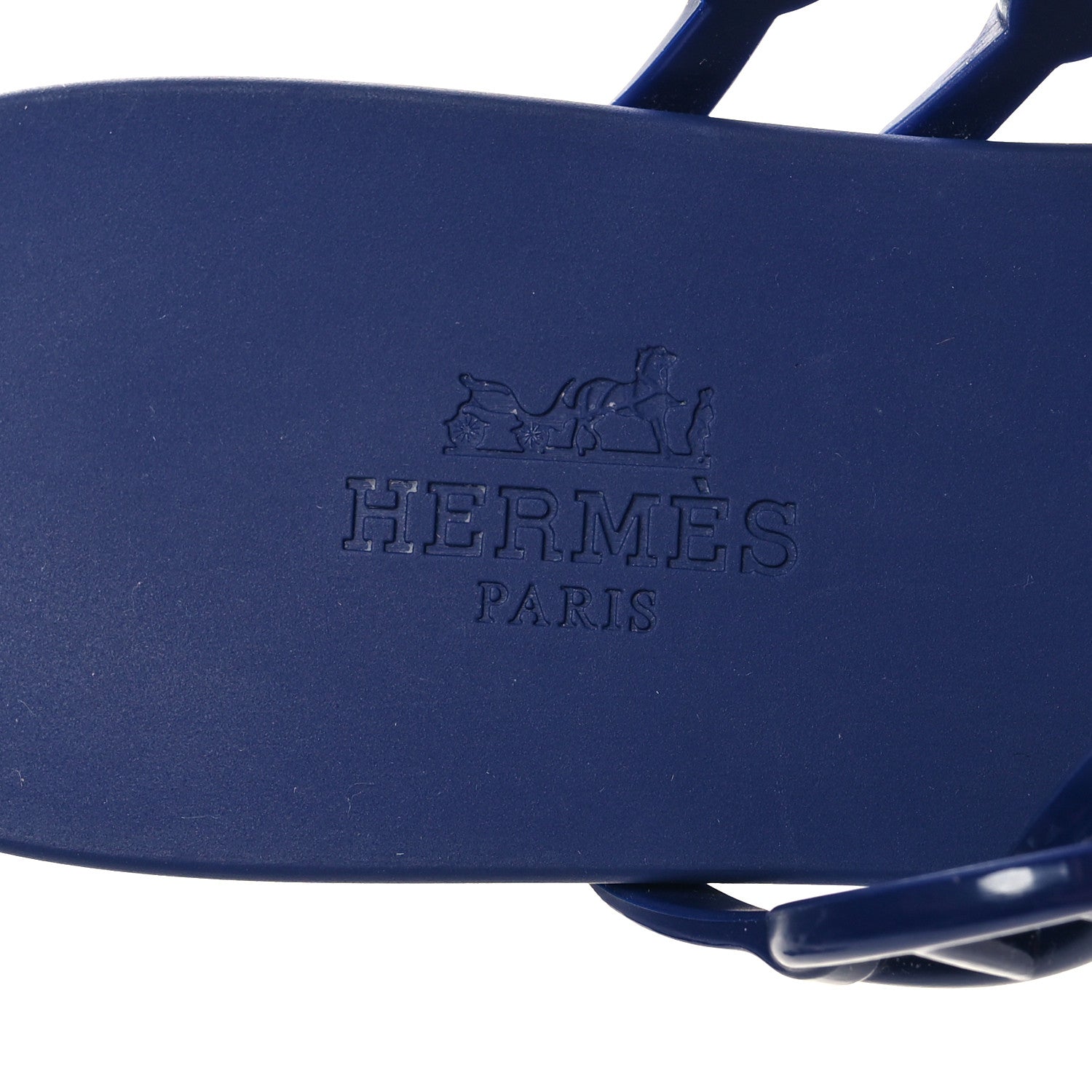 Hermes Rubber Chaine d'Ancre Island Sandals 36 Bleu Smalt 7 of 7