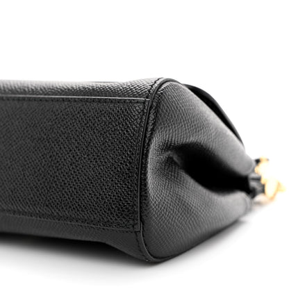 Dolce & Gabbana Dauphine Micro Miss Sicily Satchel Black 10 of 11