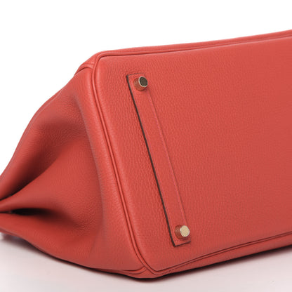 Hermes Togo Birkin 35 Rouge Tomate 6 of 11