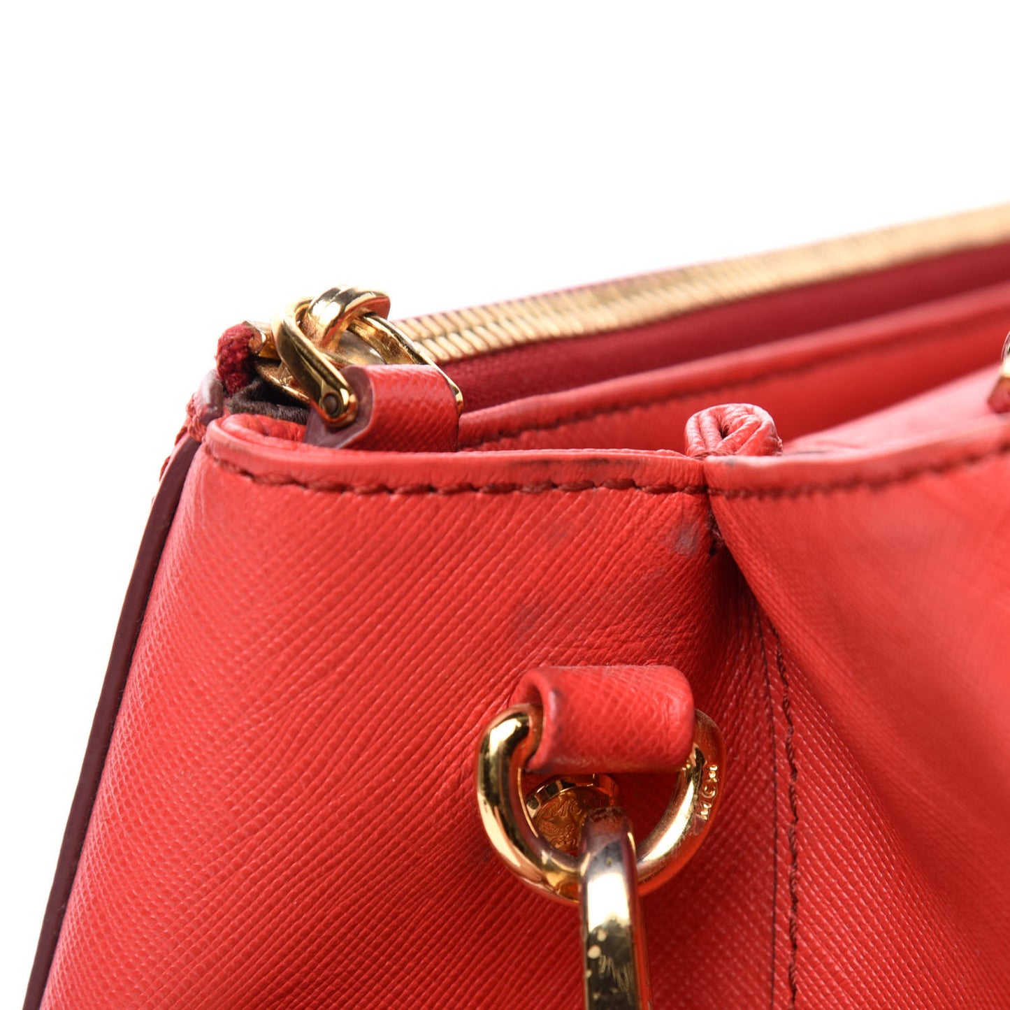 Saffiano Nuovo Tote Hot Coral