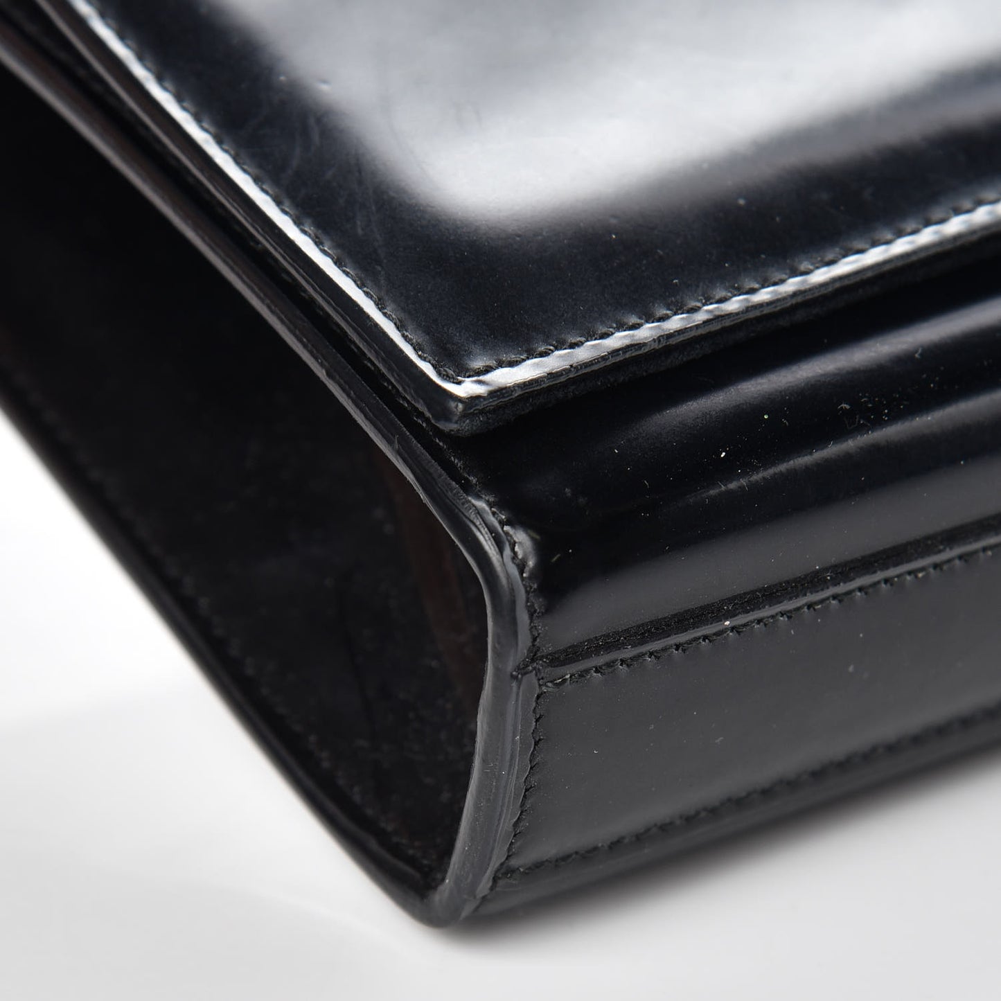Patent Cassandre Tassel Clutch Black