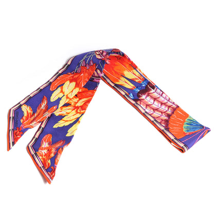 Hermes Silk Soie Brazil Twilly 1 of 5