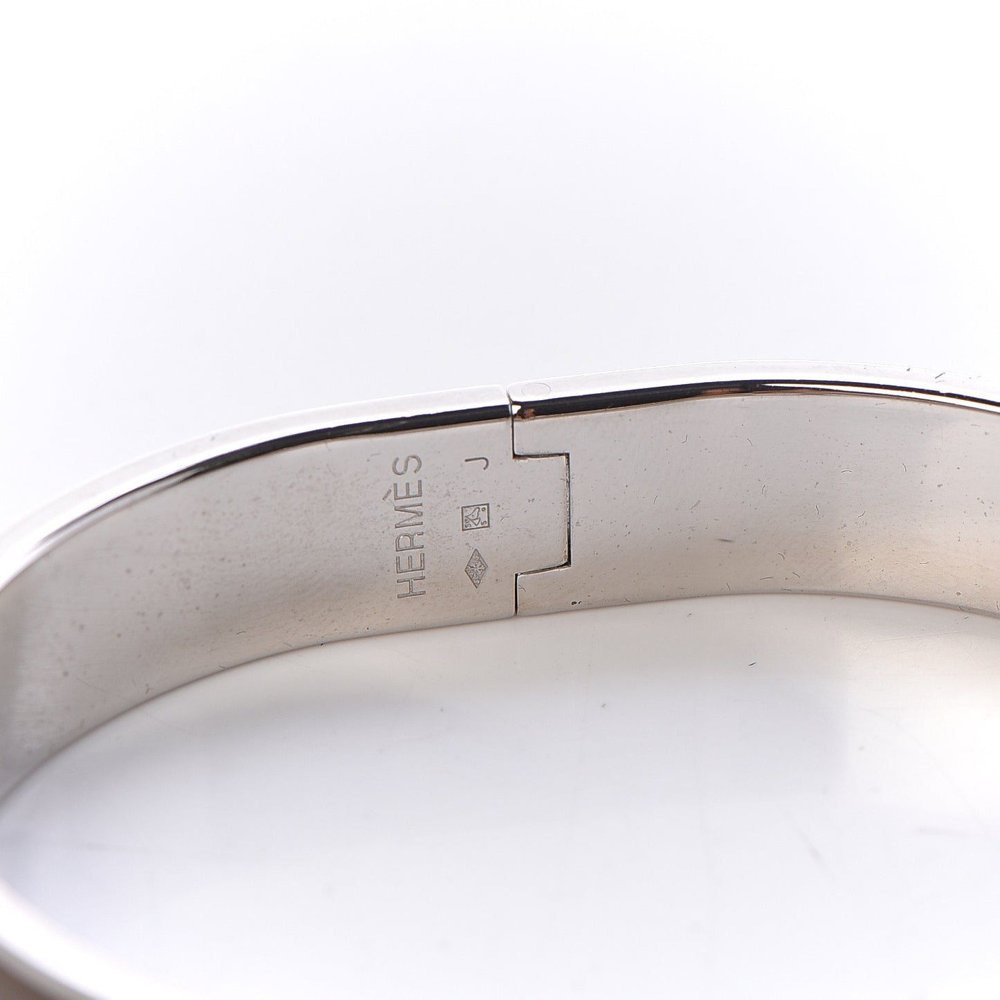Enamel Narrow Clic Clac H Bracelet PM Cachou