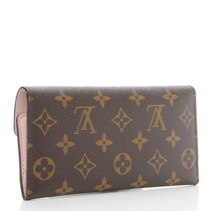 Louis Vuitton Monogram Josephine Wallet Rose Ballerine 3 of 10
