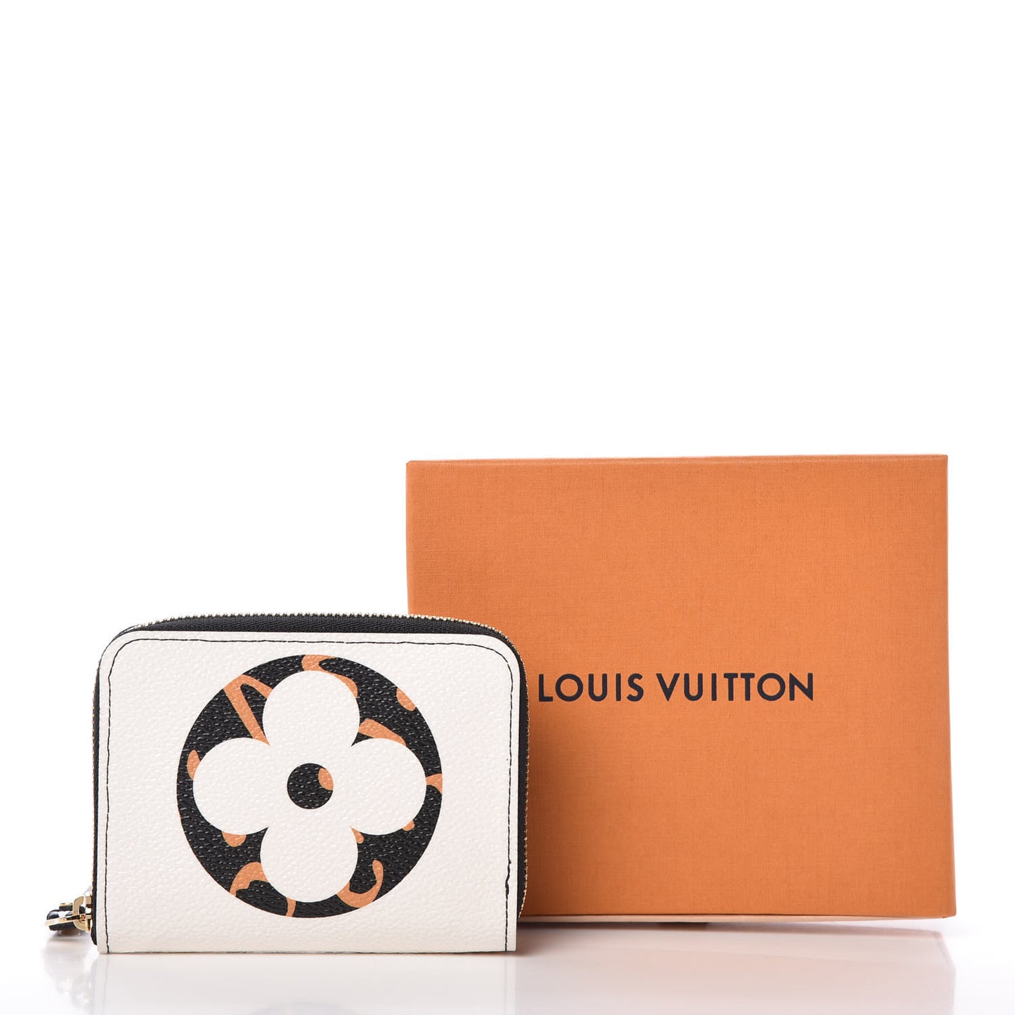Monogram Giant Jungle Zippy Coin Purse Ivory