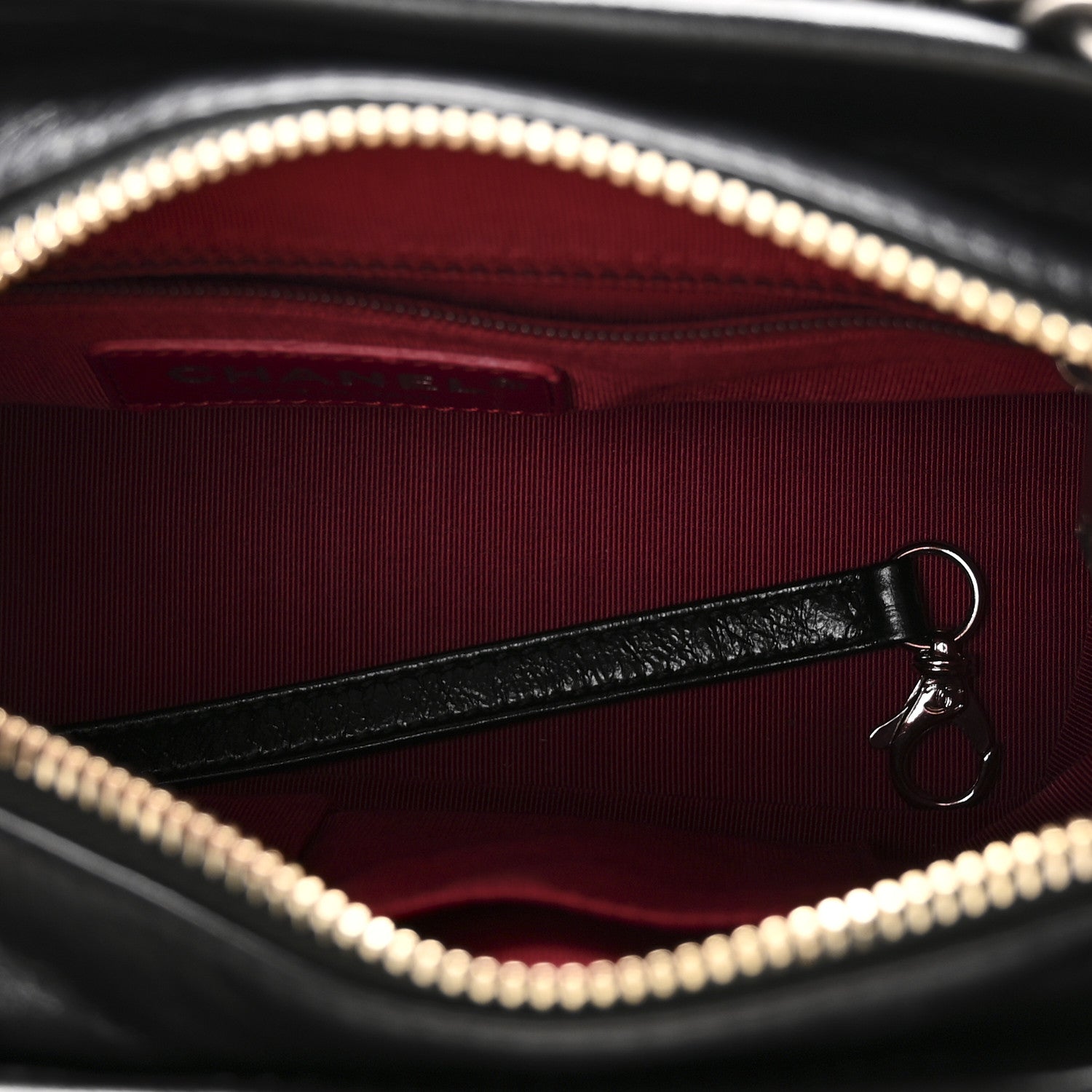 Chanel Aged Calfskin Quilted Small Gabrielle Hobo Black 5 of 11