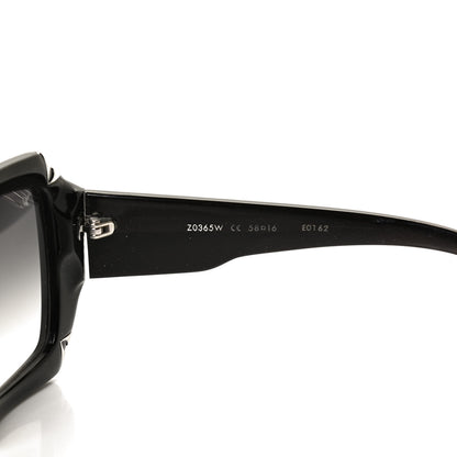 Louis Vuitton Acetate Hortensia Sunglasses Z0365W Black Glitter 7 of 8