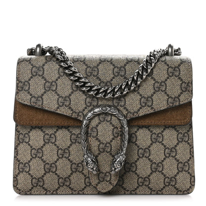 Gucci GG Supreme Monogram Mini Dionysus Shoulder Bag Taupe 1 of 10