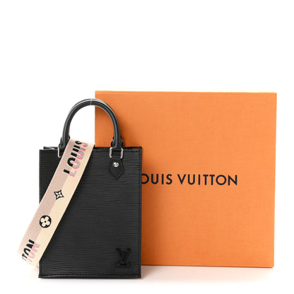 Louis Vuitton Epi Jacquard Petit Sac Plat Black 10 of 10