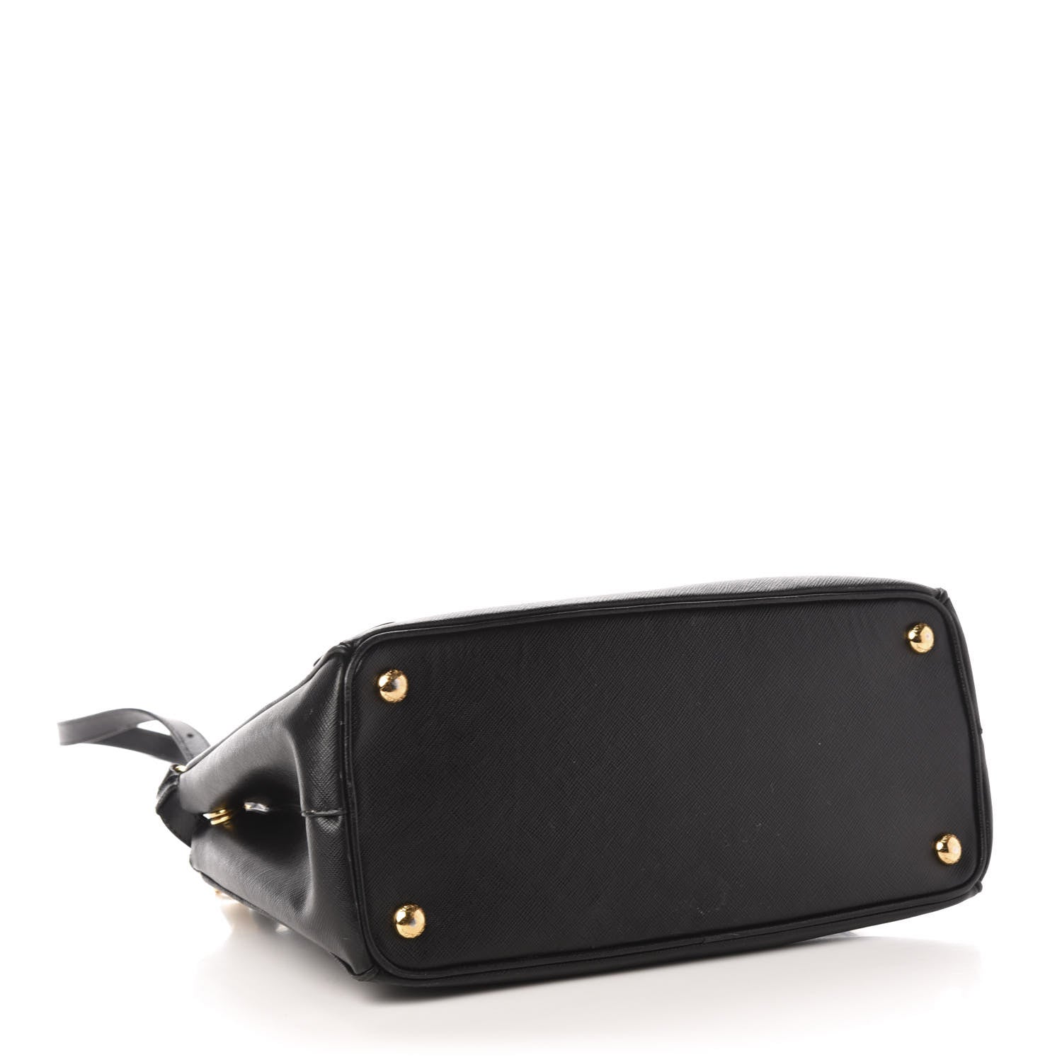 Prada Saffiano Small Galleria Double Zip Tote Black 4 of 16