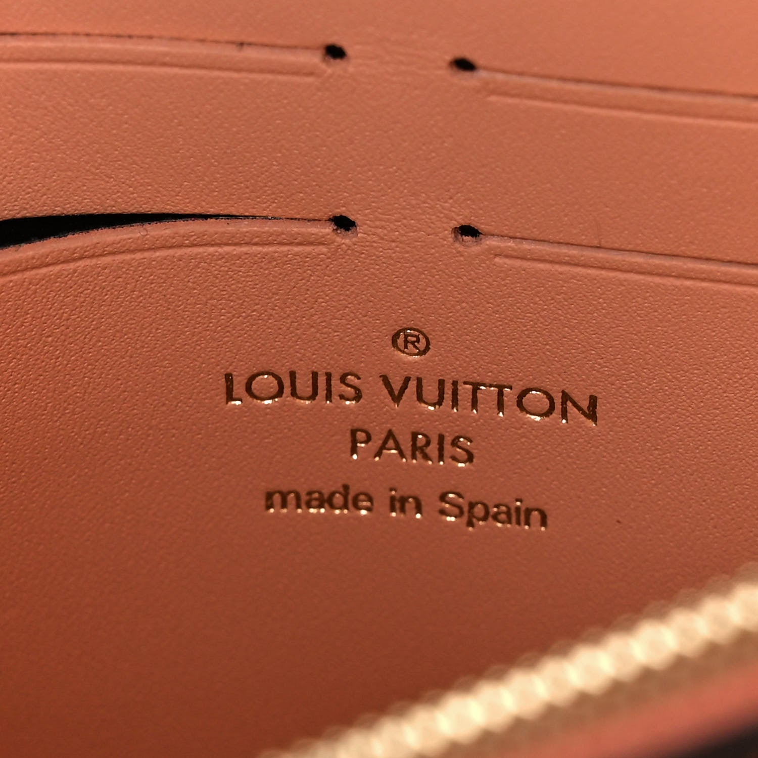 Louis Vuitton Damier Ebene Vavin Chain Wallet Creme 6 of 11