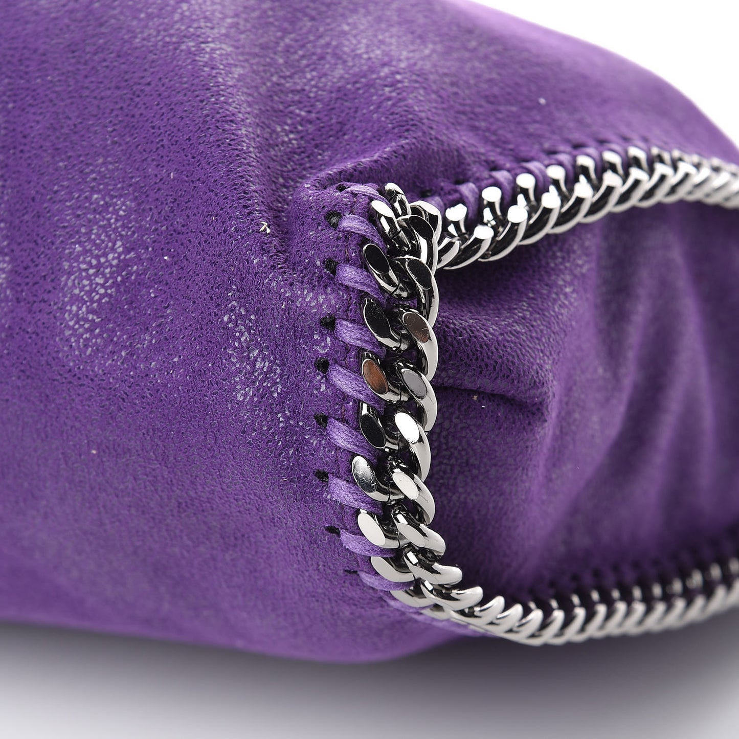 Shaggy Deer Small Falabella Tote Purple