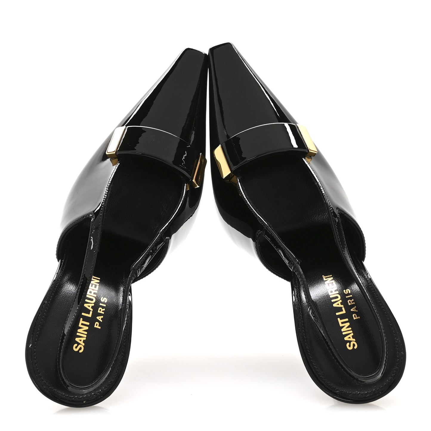 Vernice Grupy Madame 115mm Slingback Pumps 37 Black